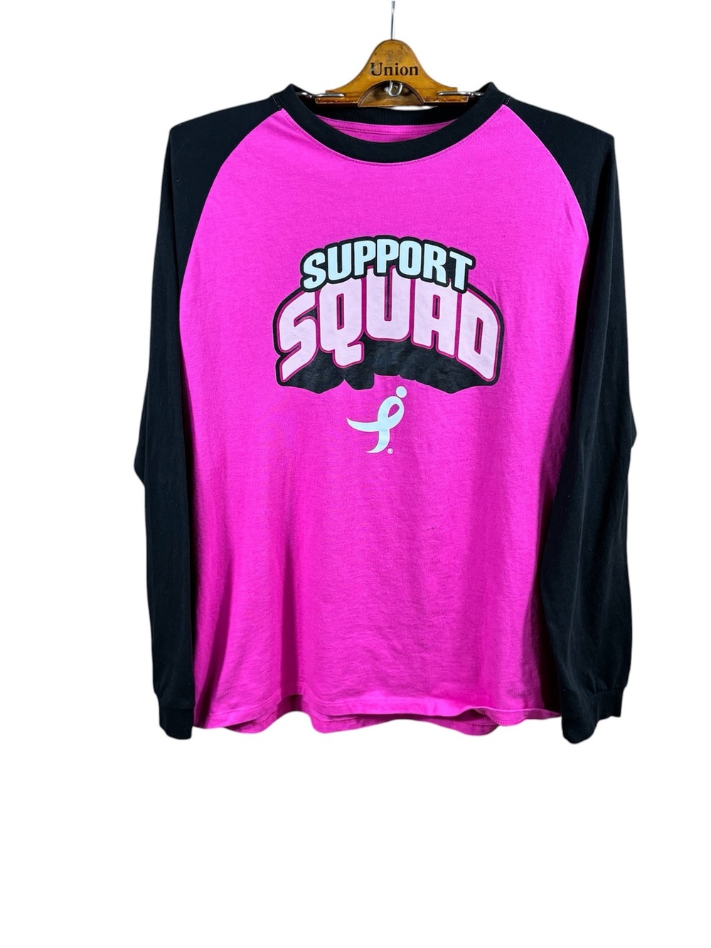 Breast Awareness Support Squad Women’s Long Sleeve T-Shirt Size 2XL